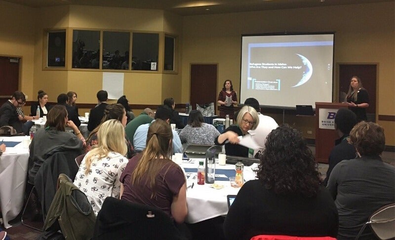 Katie Price, and Erica Compton presenting at the Inclusion, Diversity, Equity, and Access