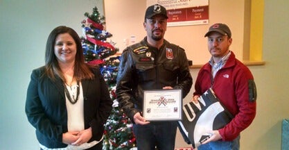 CWI Veteran’s Association President Rachel Ball, Boise Valley POW/MIA Board Member Chris Vertrees, and Matt Haus