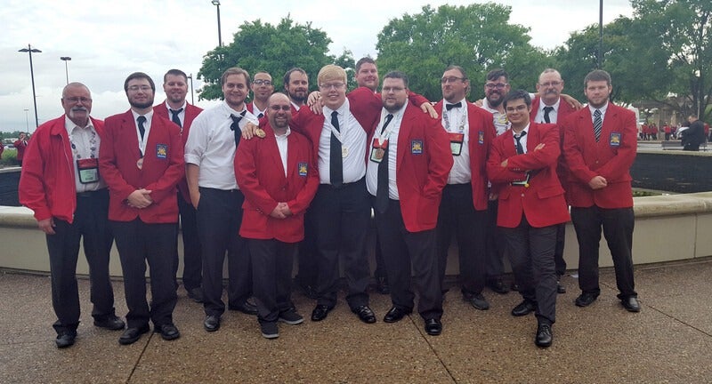 Thirteen SkillsUSA students at competition