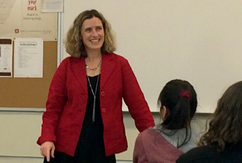 Dr. Teri Thaemert was a guest speaker in College of Western Idaho instructor, Cathy Carson’s, Math for Elementary Teachers classes the week of Dec. 4.
