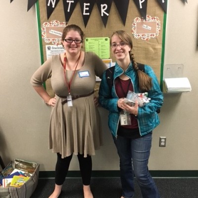 Brooke Matson and Katelynn Newcomer taught in Niki Vigos' fifth grade classroom at Hunter Elementary in Meridian.