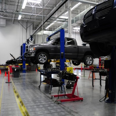 College of Western Idaho Micron Center for Professional Technical Education Automotive Lab