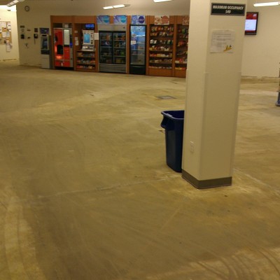Title - The Ada County Campus Pintail Center during carpet replacement project.