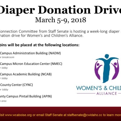 Diaper Donation Drive March 5-9