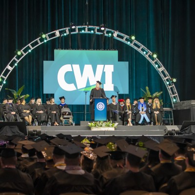 College of Western Idaho 2022 Commencement Ceremony stage