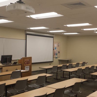 Lights were upgraded in room 220 at CWI's Canyon County Center.