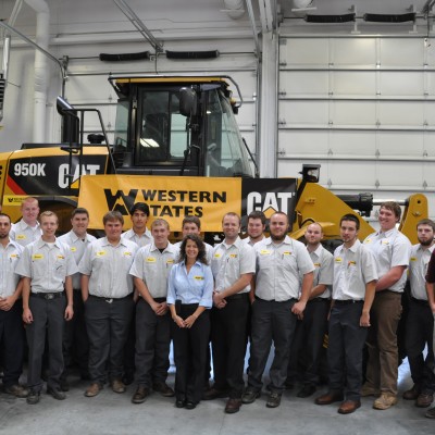 The first class of students from the Western States CAT Technician Program at CWI.