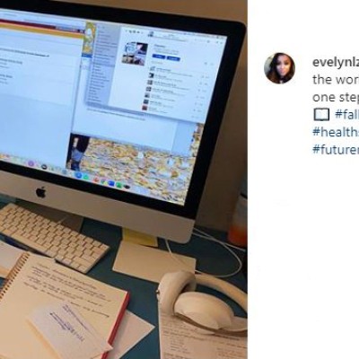 @evelynlzepeda, a Health Science major, was both excited and nervous about the start of a new semester.