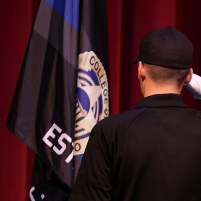 Honor Guard at Law Enforcement graduation ceremony