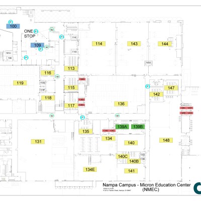 Map of Nampa Campus Micron Education Center
