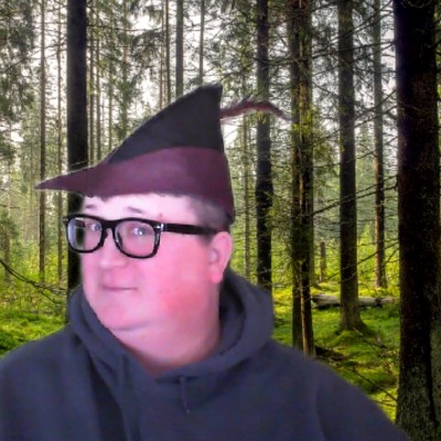 Robin Hood in a forest