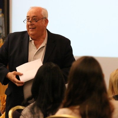 President Bert Glandon at the Staff Celebration Breakfast and Meeting