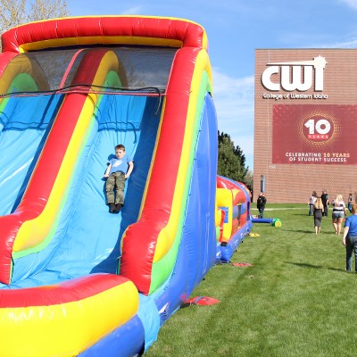 Grad Fair inflatable slide 
