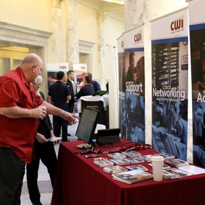 CWI Day at the Capitol Program table