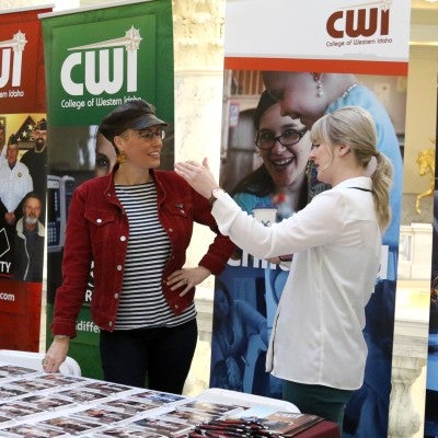 CWI Day at the Capitol Program table