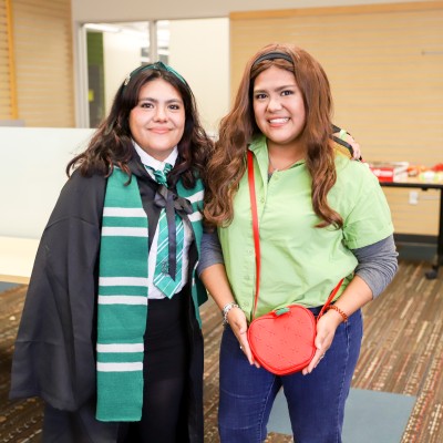 CWI Students dressed up for Halloween
