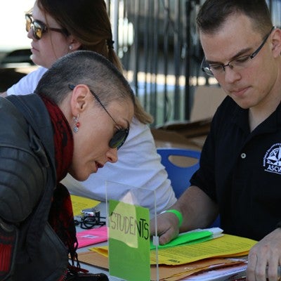 Students at the Spring Skate 2018