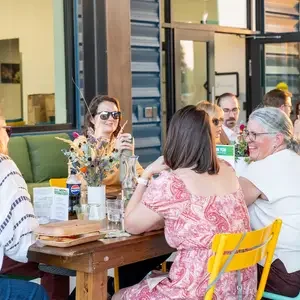 People sitting at a table