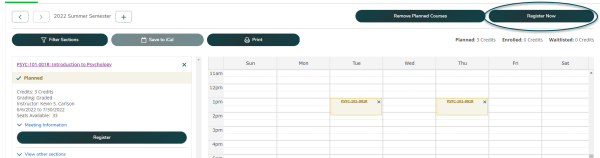 View other sections filtered view