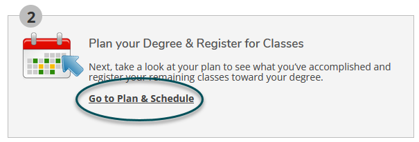 Go to Plan and Schedule