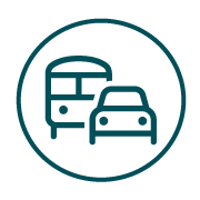 Bus and Car icon