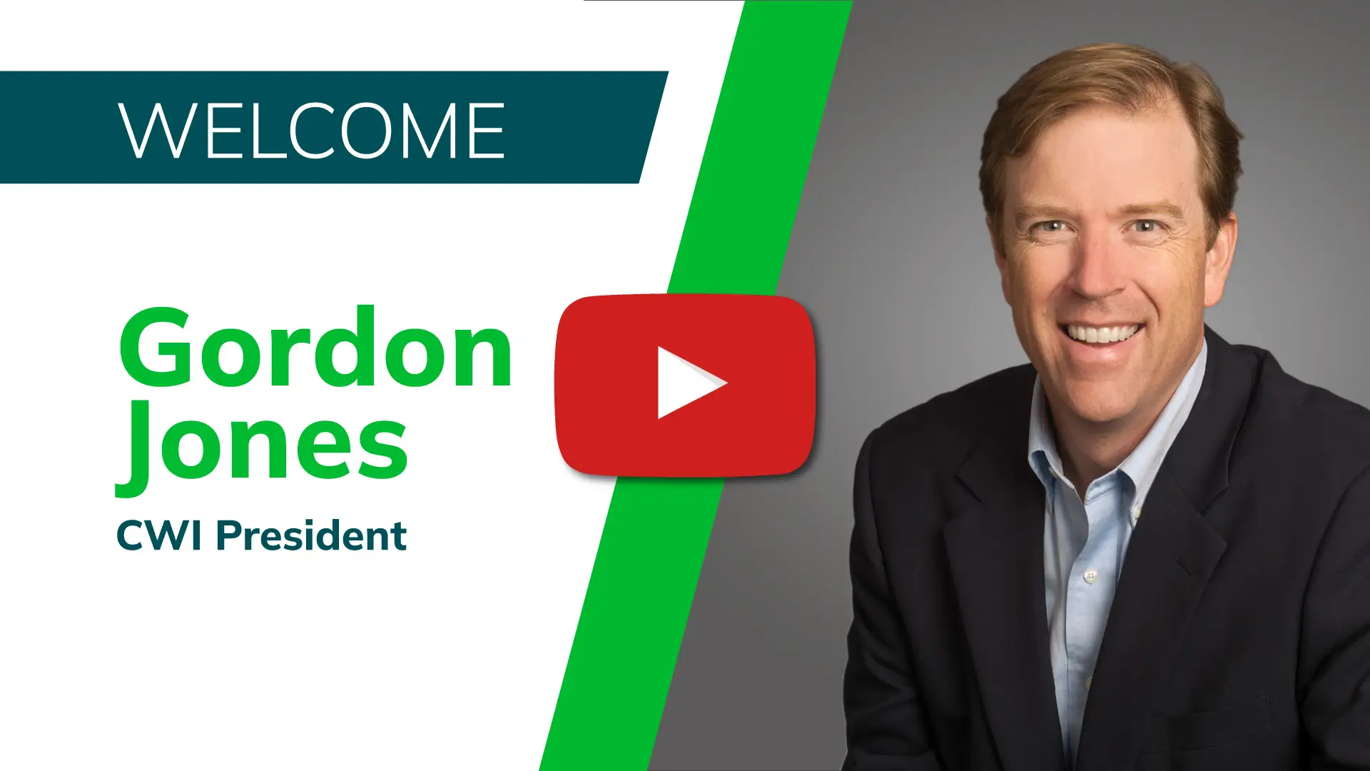 CWI President, Gordon Jones