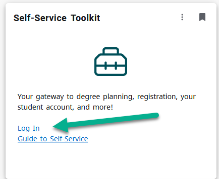 Self-Service Toolkit card