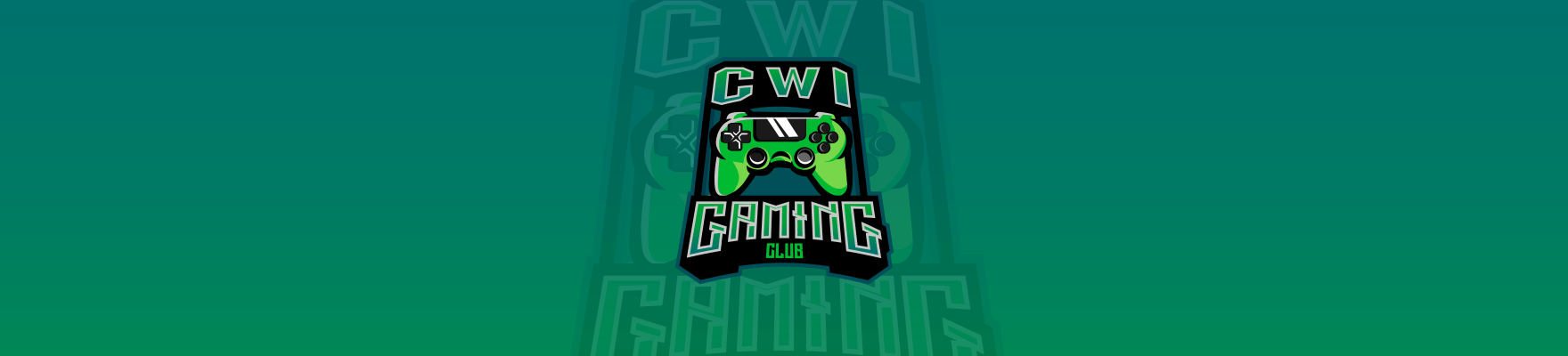 gaming club logo with green background