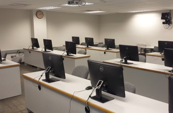 Computer Classroom with no people