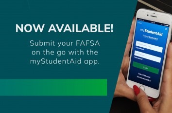 Submit your FAFSA on the go with the myStudentAid app.