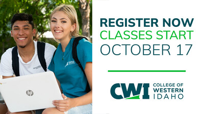Register now, classes start October 17