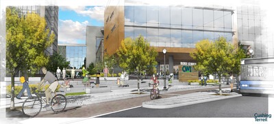 A conceptual design for CWI's proposed Boise campus development.