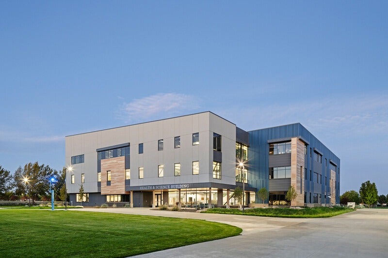 Exterior of Nampa Campus Health and Science Building
