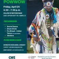 Social PowWow poster with details about the event