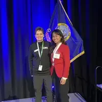 Lorivern Saycon and Laura Hill