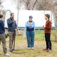 People talking to one another