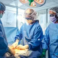 Surgical Technology students working in lab