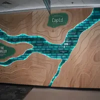 Front of the CapEd Donor Wall