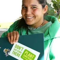 Horticulture students studying plant life