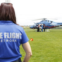 Mock DWI drill with Life Flight Network and CWI at Kuna High School.