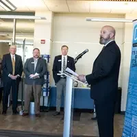 The CWI community gathered at the College’s Nampa Campus Tuesday, Feb. 11, to celebrate groundbreaking of the new CapEd Student 