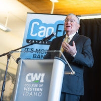 The CWI community gathered at the College’s Nampa Campus Tuesday, Feb. 11, to celebrate groundbreaking of the new CapEd Student 