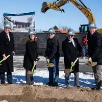 The CWI community gathered at the College’s Nampa Campus Tuesday, Feb. 11, to celebrate groundbreaking of the new CapEd Student 