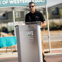 Students, volunteers, and community members gathered at CWI’s new arboretum to plant 40 trees in celebration of Arbor Day, helpi