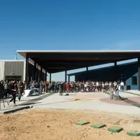 Students, volunteers, and community members gathered at CWI’s new arboretum to plant 40 trees in celebration of Arbor Day, helpi