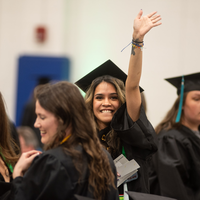 Image from the CWI 2024 Commencement Ceremony at ExtraMile Arena in Boise, Idaho.