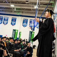 Image from the CWI 2024 Commencement Ceremony at ExtraMile Arena in Boise, Idaho.