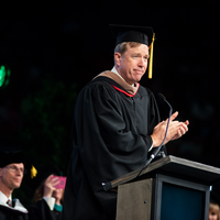 Image from the CWI 2024 Commencement Ceremony at ExtraMile Arena in Boise, Idaho.