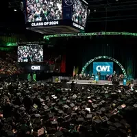 Image from the CWI 2024 Commencement Ceremony at ExtraMile Arena in Boise, Idaho.