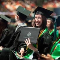 Image from the CWI 2024 Commencement Ceremony at ExtraMile Arena in Boise, Idaho.